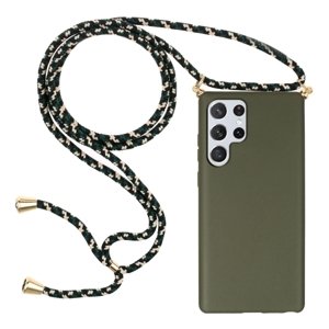 PROTEMIO 55874
ROPE Kryt so šnúrkou Samsung Galaxy S23 Ultra 5G tmavozelený