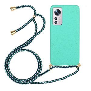 PROTEMIO 57481
ROPE Kryt so šnúrkou Xiaomi 12 / Xiaomi 12X svetlozelený