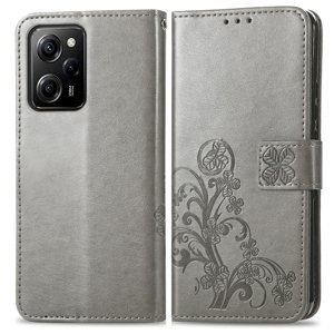 PROTEMIO 57618
ART FLOWERS Peňaženkový kryt Xiaomi Poco X5 Pro 5G šedý