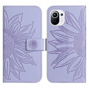 PROTEMIO 57811
ART SUNFLOWER Peňaženkové puzdro s remienkom Xiaomi Mi 11 Lite / Mi 11 Lite 5G fialové