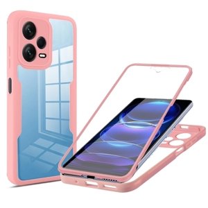 PROTEMIO 58391
DUAL Obojstranný kryt s fóliou Xiaomi Redmi Note 12 Pro 5G ružový