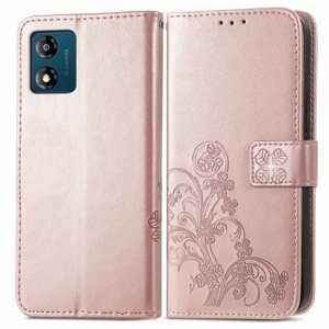 PROTEMIO 58447
ART FLOWERS Peňaženkový kryt Motorola Moto E13 svetloružový