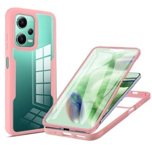 PROTEMIO 58586
DUAL Obojstranný kryt s fóliou Xiaomi Redmi Note 12 5G / Poco X5 5G ružový