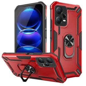 PROTEMIO 58914
RING Obal s držiakom pre Xiaomi Redmi Note 12 Pro+ 5G červený