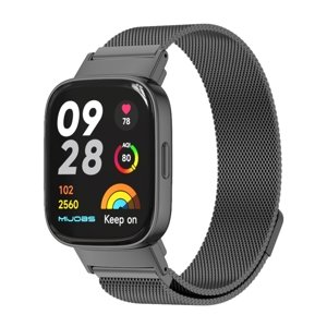 PROTEMIO 59197
MILANESE Kovový remienok Xiaomi Redmi Watch 3 čierny