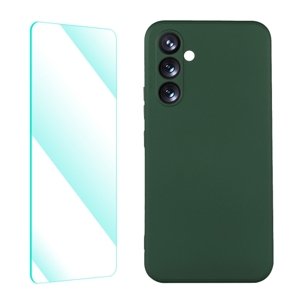 ENKAY 59427
ENKAY SET Silikónový obal a 2D sklo Samsung Galaxy A54 5G tmavozelený