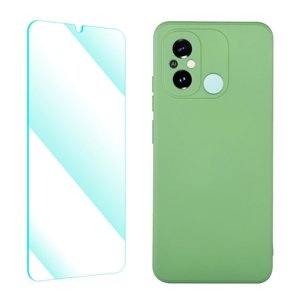 ENKAY 59432
ENKAY SET Silikónový obal a 2D sklo Xiaomi Redmi 12C svetlozelený