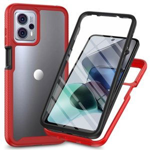 PROTEMIO 59595
DUAL Obojstranný kryt s fóliou Motorola Moto G13 / G23 červený