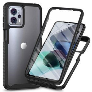 PROTEMIO 59596
DUAL Obojstranný kryt s fóliou Motorola Moto G13 / G23 čierny