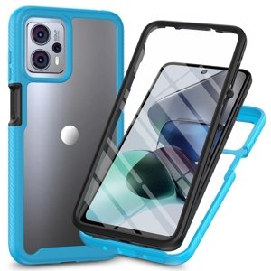 PROTEMIO 59597
DUAL Obojstranný kryt s fóliou Motorola Moto G13 / G23 svetlomodrý