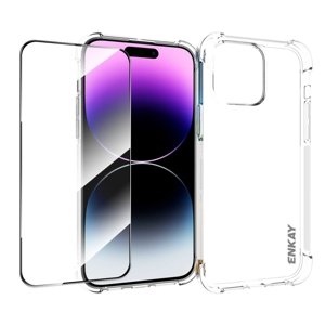 ENKAY 59710
ENKAY SET Priehľadný obal + 3D ochranné sklo Apple iPhone 14 Pro