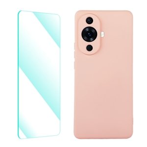 ENKAY 60347
ENKAY SET Silikónový obal a 2D sklo Huawei nova 11 ružový