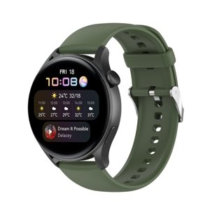 PROTEMIO 60389
SILICONE Remienok pre Huawei Watch 4 / Watch 4 Pro tmavozelený