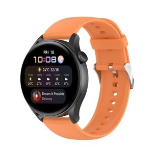 PROTEMIO 60393
SILICONE Remienok pre Huawei Watch 4 / Watch 4 Pro oranžový