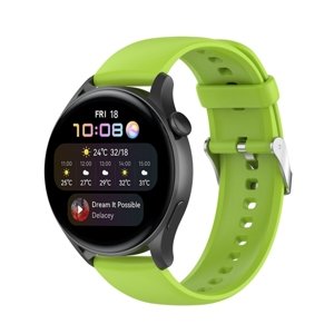 PROTEMIO 60395
SILICONE Remienok pre Huawei Watch 4 / Watch 4 Pro svetlozelený