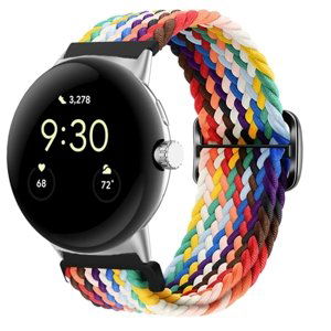 PROTEMIO 60560
BRAIDED Nylonový remienok pre Google Pixel Watch RAINBOW