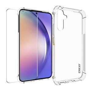 ENKAY 61517
ENKAY SET Priehľadný obal + 2.5D ochranné sklo Samsung Galaxy A34 5G