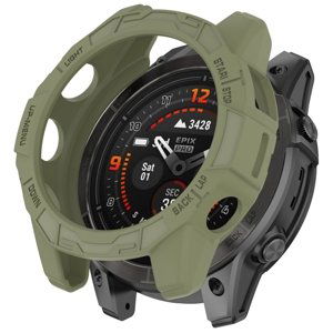 PROTEMIO 62228
TPU HALF COVER Obal pre Garmin Epix Pro 42mm / Fenix 7S / Fenix 7S Pro zelený