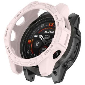 PROTEMIO 62230
TPU HALF COVER Obal pre Garmin Epix Pro 42mm / Fenix 7S / Fenix 7S Pro ružový