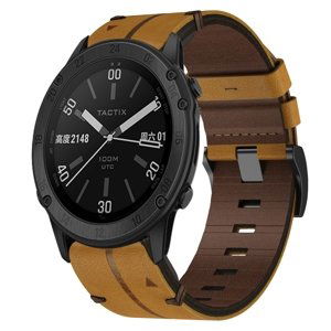 PROTEMIO 63082
LEATHER Kožený remienok Garmin Fenix 7 Pro / 7 Pro Solar / 7 Pro Sapphire hnedý