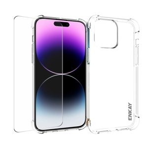 ENKAY 63420
ENKAY SET Priehľadný obal + 2.5D ochranné sklo Apple iPhone 15 Pro