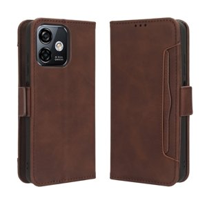 PROTEMIO 64072
SLOT Peňaženkový obal pre Ulefone Note 16 Pro hnedý