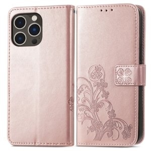 PROTEMIO 64553
ART FLOWERS Peňaženkový kryt Apple iPhone 15 Pro svetloružový