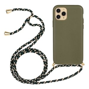 PROTEMIO 64581
ROPE Kryt so šnúrkou Apple iPhone 15 Pro Max tmavozelený