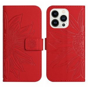 PROTEMIO 64614
ART SUNFLOWER Peňaženkové puzdro s remienkom Apple iPhone 15 Pro červené