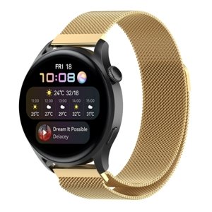 PROTEMIO 64984
MILANESE Kovový remienok pre Huawei Watch GT 3 Pro 46mm zlatý