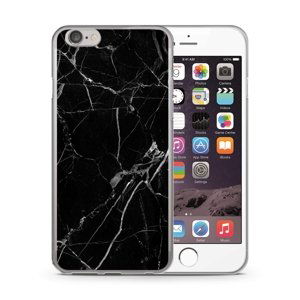 8574
MY ART kryt Apple iPhone SE 2022 / 2020 / 7 / 8 BLACK MARBLE (142)