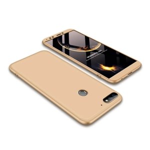 GKK 9820
360° Ochranný obal Huawei Y7 Prime 2018 zlatý