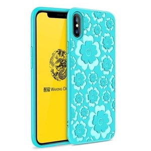 9930
MSVII FLOWER TPU obal Apple iPhone X / XS mentolový