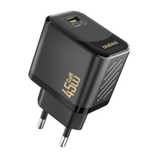 Dudao A28 GaN sieťová nabíjačka USB-C 45W, čierna