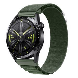 BStrap Nylon Loop remienok na Xiaomi Amazfit GTR Mini, green