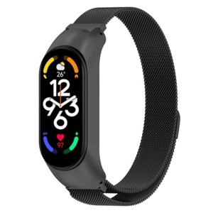 BStrap Milanese remienok na Xiaomi Mi Band 5/6, black