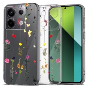 Tech-Protect Flexair kryt na Xiaomi Redmi Note 13 Pro 5G / Poco X6 5G, garden floral