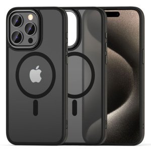 Tech-Protect Magmat MagSafe kryt na iPhone 15 Pro Max, čierny