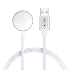 Tech-Protect MC02 magnetická nabíjačka na Apple Watch USB 1m, biela