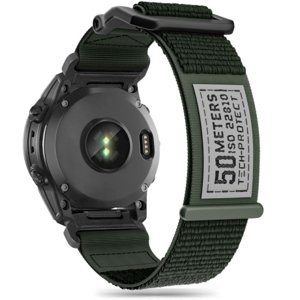 Tech-Protect Scount remienok na Garmin Fenix 5 / 6 / 6 Pro / 7, military green