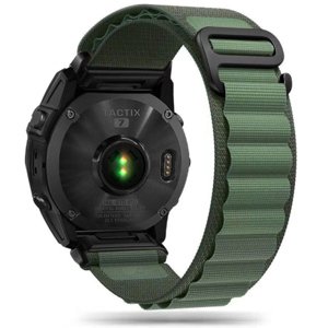 Tech-Protect Nylon remienok na Garmin Fenix 5 / 6 / 6 Pro / 7, military green