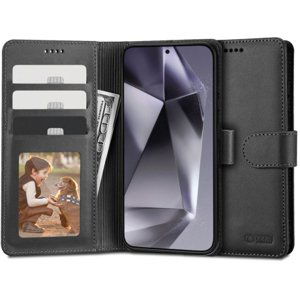 Tech-Protect Wallet knižkové puzdro na Samsung Galaxy S24, čierne