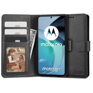 Tech-Protect Wallet knižkové puzdro na Motorola Moto G72, čierne