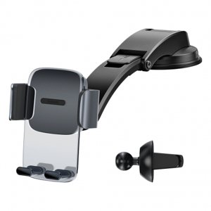 Baseus Car Mount 2in1 držiak na mobil do auta, čierny (SUYK000001)