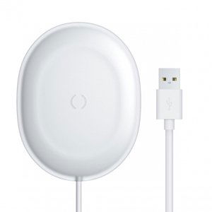 Baseus Jelly Wireless bezdrôtová nabíjačka 15W, biela (WXGD-02)