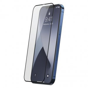 Baseus 2x Full Screen ochranné sklo na iPhone 12 mini, čierne (SGAPIPH54N-KC01)