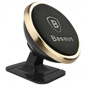 Baseus 360 univerzálny magnetický držiak na mobil do auta, zlatý (SUGENT-NT0V)