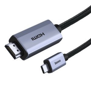 Baseus High Definition kábel USB-C / HDMI 2.0 4K 60Hz 1m, čierny (WKGQ010001)