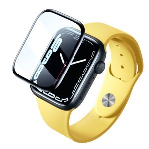 Baseus Crystal ochranné sklo na Apple Watch 4/5/6/SE 40mm, čierne