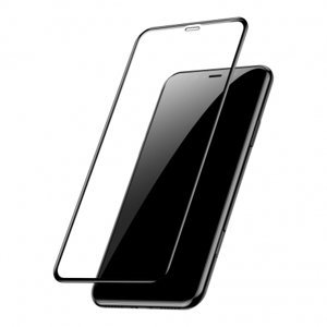 Baseus PET Soft 3D Anti-Blue ochranné sklo pre iPhone XS Max, čierne (SGAPIPH65-PE01)